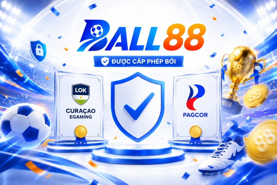 🛡️ Ball88 được cấp phép bởi Curacao LOK & PAGCOR