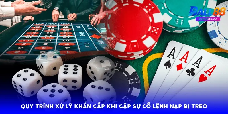Quy trình xử lý khẩn cấp khi gặp sự cố lệnh nạp bị treo Quy trình xử lý khẩn cấp khi gặp sự cố lệnh nạp bị treo